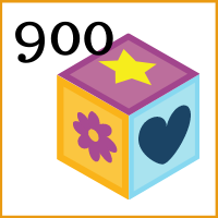 900 Books! Badge